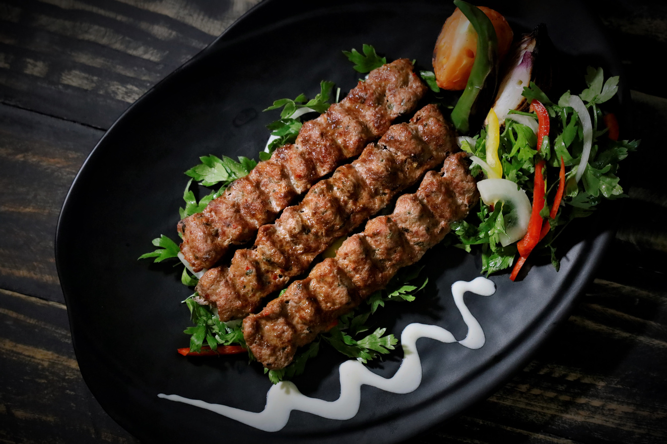 Kebab on a Plate 